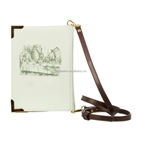 Sac à main biblique à thème pour les amateurs de littérature sac à bandoulière cadeau idéal pour les lecteurs Bookworms Bible embrayages sac à main Bible sac à bandoulière