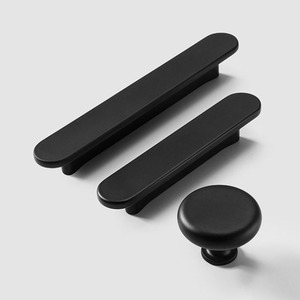 BAOCHUN poignée d'armoire aux coins arrondis et incurvés protège les enfants contre les blessures poignée et bouton de meubles poignée en Zinc - Product Image 3