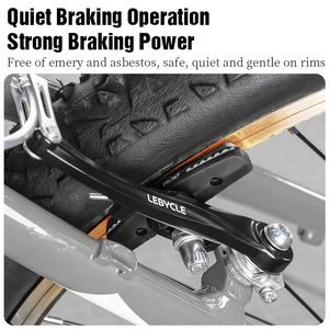 LEBYCLE Custom Bike V-<span class=keywords><strong>Brake</strong></span> Schoenen 70mm Fiets Duurzame Stille Rubberen V-<span class=keywords><strong>Brake</strong></span> Blokken Remblokken Fietsaccessoires - Product Image 3