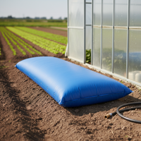 PVC-beschichteter, faltbarer Kunststoff-Wassertank mit 500 Kubikmetern Fassungsvermögen für Bewässerung und Aquakultur