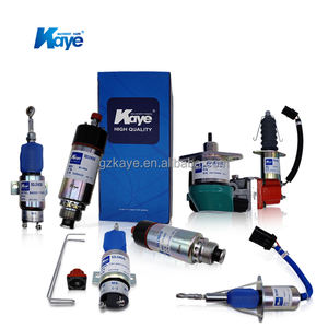 고품질 KAYE 3932529 굴삭기 부품 12V 연료 차단 정지 솔레노이드 SA-4891-12 6BT용 100% 새 제품 6개월 보증 - Product Image 1