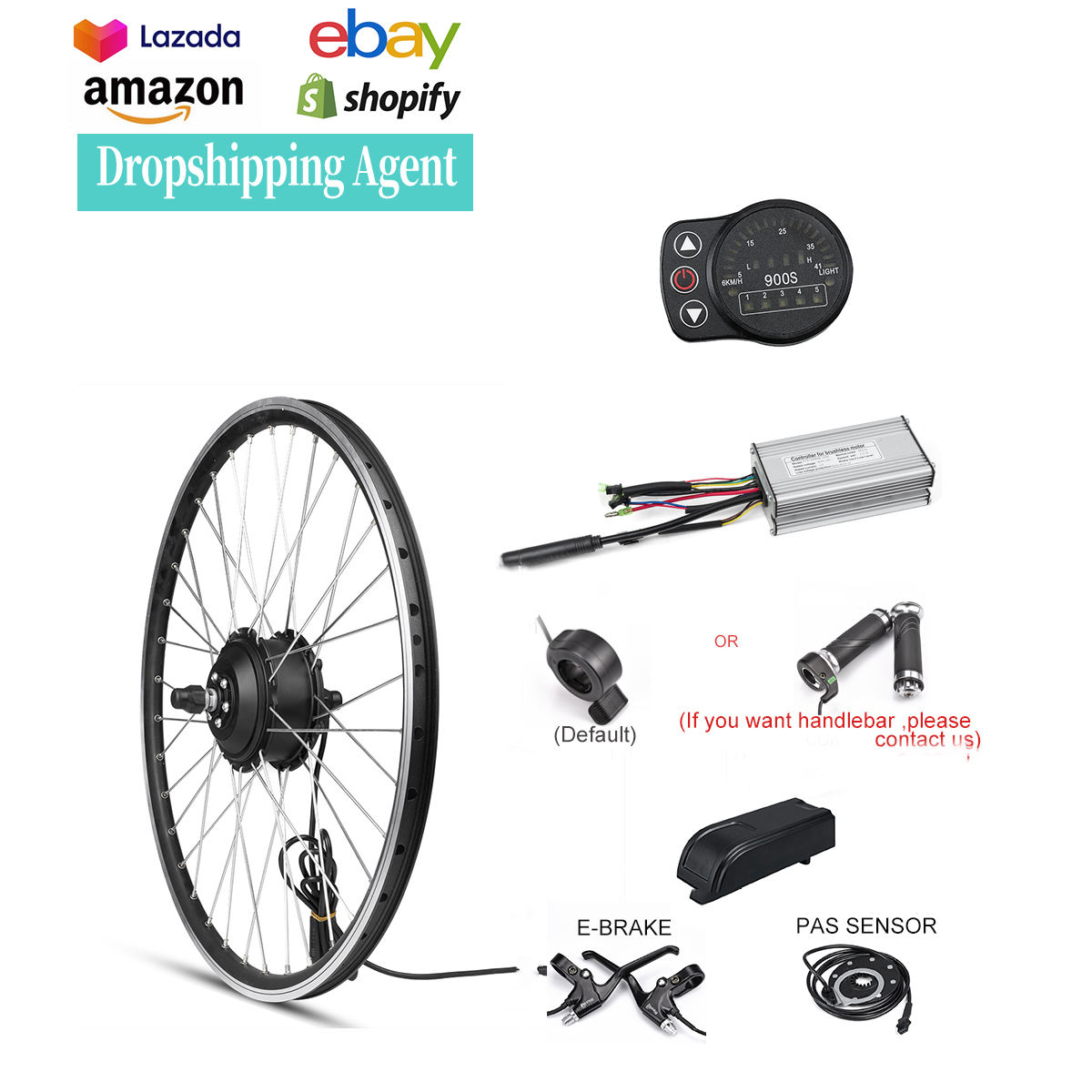 700c Electric Bicycle Wheel For 36v/48v Hub Motor