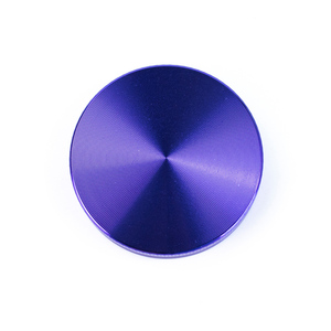 Archibald New Design Smoking Accessories <b>Grinder</b> Aluminum Blue 4 Layers 50mm Metal Leaf <b>Grinder</b> Manual - Product Image 3