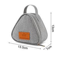 Mini Triangle Rice Ball Thermische lunchtas Draagbare buitensnack Geïsoleerde koeltas Voedselopbergtas