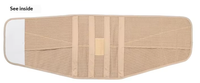 Ceinture de soutien lombaire en tissu tricoté élastique à sangles croisées, respirante et réglable, pour soulager les douleurs dorsales