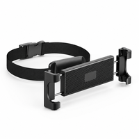 Support de téléphone pour appuie-tête de siège arrière de voiture avec support réglable rotatif à 360 degrés pour téléphones, tablettes et appareils de 4,7 à 12,9 pouces