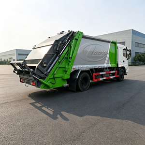 Camion compacteur de déchets à essieu unique Sanhuan Haolong 18CBM à chargement arrière, compression hydraulique, pour le transfert de déchets urbains - Product Image 4