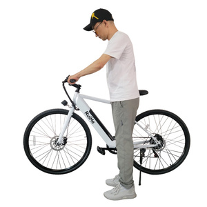 Bicicleta de carretera eléctrica asistida de 27,5 pulgadas Y1 E-Bike aleación de aluminio viaje eléctrico Bicicleta de ciudad 36V 700x40 P1027 30TPI neumáticos - Product Image 6
