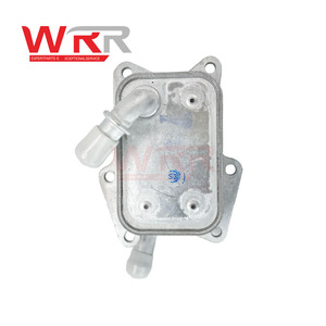 Refroidisseur d'huile moteur 2741880101 2741880201 pour Mercedes-Benz W205 W213 X253 C300 E300 GLC300 M274 – Échangeur de chaleur en aluminium pour lubrification - Product Image 3