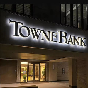 Enseignes lumineuses LED 3D personnalisées avec logo rétroéclairé, lettres en acier inoxydable pour entreprises, magasins, bureaux, enseignes murales - Product Image 6