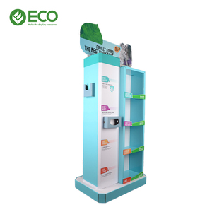 <span class=keywords><strong>Présentoir</strong></span> publicitaire pliable et portable personnalisé pour chaussures et vêtements de bébé, respectueux de l'environnement, avec étagères en plastique - Product Image 1