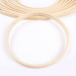 Cercles ronds <span class=keywords><strong>en</strong></span> bambou pour décoration murale, anneaux <span class=keywords><strong>en</strong></span> bois pour <span class=keywords><strong>attrape</strong></span>-rêves DIY, <span class=keywords><strong>macramé</strong></span>, décoration murale artisanale - Product Image 6