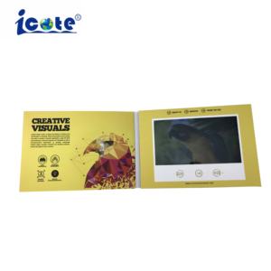 Libro de video negro hecho a mano con tarjeta de video digital LCD-Ideal para la creación de folletos de video - Product Image 4