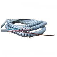 Kabel Spiral Telepon Rj12 Biru Muda 1,5m 6p6c
