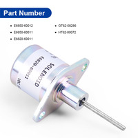Válvula Solenoide de Paro Eléctrico del Motor E6820-60011 E6850-60012 Compatible con Tractores Kioti DK35 DK40 DK45 DK50 DK55 DS3510