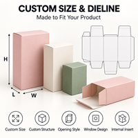 Boîte en carton pliable en papier kraft personnalisée, emballage imprimé recyclable pour savon artisanal, thé, bougies, produits biologiques et naturels