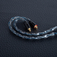KBEAR KuiBao ST-12 8-Core 4N Kabel Upgrade Seimbang QDC Tembaga Berlapis Perak 44/25 untuk Headphone & Pemutar