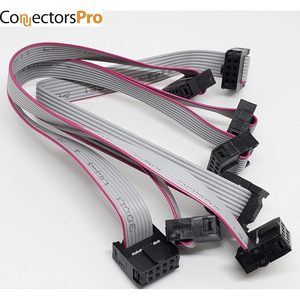 Connecteurs Pro pour câble plat 8P 20 cm, connecteur IDC, lot de 4 pour accessoires PC - Product Image 5