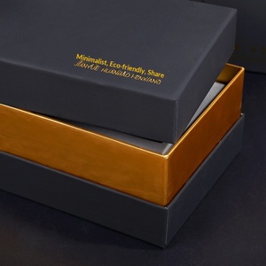 Caja de Embalaje para Tazas Térmicas Factory <span class=keywords><strong>World</strong></span>, Caja de Regalo, Caja Rígida para Souvenirs, Papel Recubierto, Rectangular, Estampado Dorado, Bronceado - Product Image 2