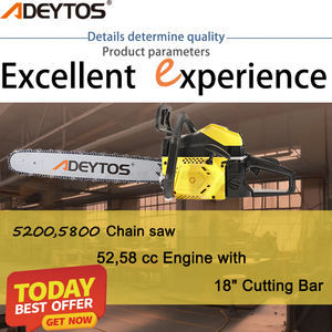 Haute qualité 52cc/58cc déplacement à deux temps 2200W/2400W essence tronçonneuse usine directe bricolage industriel OEM personnalisable - Product Image 6