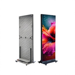 Pantalla LED plegable de pie para pósteres, pancartas publicitarias delgadas P1.5 P1.8 P2 P2.5 para exposiciones - Product Image 1