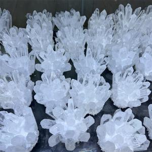 <strong>Wholesale</strong> Natural Rough Clear Quartz Cluster <strong>Crystal</strong> Healing <strong>Raw</strong> Stone Point Cluster for Decoration - Product Image 4