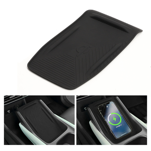 Alfombrilla antideslizante de silicona para BYD Seagull, accesorios para la consola central del coche, base de carga inalámbrica. - Product Image 2