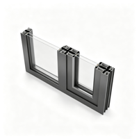 Portes à battants en aluminium certifiées NFRC américaines, étanches, à double vitrage Low-E, ouverture vers l'intérieur ou vers l'extérieur