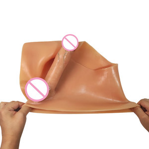 Dildo creux 18*4cm 756g pour augmenter la taille du pénis, Dildo artificiel à porter, Culotte en silicone, Jouets sexuels pour hommes et couples - Product Image 1