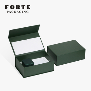 FORTE Nouvelle Boîte d'Emballage pour Parures de Bijoux, Boîte à Bijoux Démontable pour Bague et Collier avec Boîte Extérieure - Product Image 5