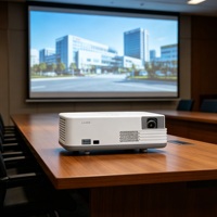 Projecteur portable Sonoc SNL-X3523W DLP 3600 Lumens XGA 1024x768 3D compatible 4K avec haut-parleurs intégrés pour les entreprises et l'éducation 3000000:1