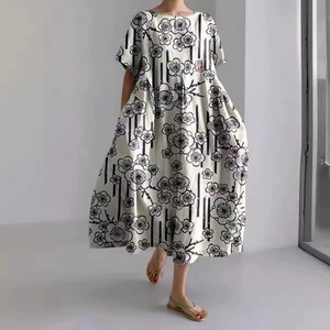 Été : Nouvelle Collection de Vêtements pour Femmes - Robe Européenne à Col Halter, Ouverte sur le Devant, Manches Transparentes, Décolleté Plongeant - Product Image 2