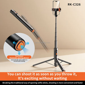 Soporte de trípode portátil de alta calidad para teléfono inalámbrico Bluetooth remoto de mano teléfono móvil <span class=keywords><strong>seguimiento</strong></span> Selfie Stick - Product Image 2