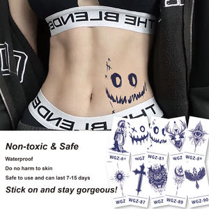 <span class=keywords><strong>Tatuajes</strong></span> Temporales Cruzados a Prueba de Agua para <span class=keywords><strong>Hombres</strong></span> y Mujeres, Adhesivos Decorativos para el Cuerpo, de Larga Duración, Seguros para <span class=keywords><strong>la</strong></span> Piel - Product Image 6
