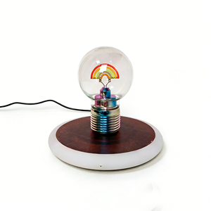 HCNT 16-Color Gradient <b>Light</b> Base Floating Romantic <b>Rainbow</b> <b>Light</b> Bulb Touch Control Automatic lifting Bulb <b>Light</b> Home Gifts - Product Image 1