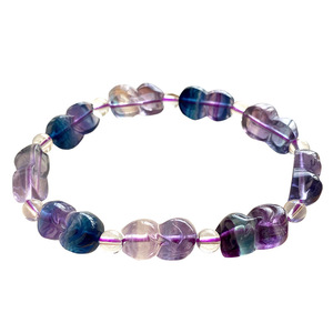 <span class=keywords><strong>Bracciale</strong></span> in Fluorite Fluorescente Traslucida Effetto Ghiaccio con <span class=keywords><strong>Volpe</strong></span> Intagliata, Cristallo Naturale, Braccialetto Singolo, Gioiello di Moda per Coppie - Product Image 4