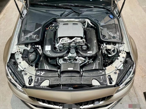 Kit de Tubo de Admisión de Aire de Fibra de Carbono Seca con Filtro de Aire, Sistema de Admisión de Alto Rendimiento para <span class=keywords><strong>Mercedes</strong></span> Benz W205 C63 C63S C63 Coupé 4.0T - Product Image 4