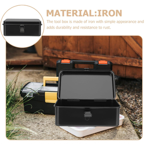 Tùy Chỉnh Di Động Sắt Công Cụ Lưu Trữ Hộp Hình Chữ Nhật Hình Dạng Với Sơn Mài Kỹ Thuật Và Khóa Cho Công Cụ Sửa Chữa - Product Image 2