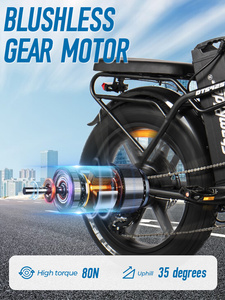 Chamrider DT450 Stock UE <span class=keywords><strong>Livraison</strong></span> Gratuite Vélo Tout-Terrain à Gros Pneus à Longue Portée Sans Balais Porte-Bagages Arrière 48V 50AH Cadre en Acier au Lithium <span class=keywords><strong>Livraison</strong></span> de Nourriture - Product Image 5