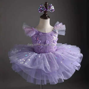 Vestido Elegante <span class=keywords><strong>de</strong></span> Lentejuelas para Niñas, Traje <span class=keywords><strong>de</strong></span> Ballet, Ropa <span class=keywords><strong>de</strong></span> Baile para Actuaciones - Product Image 5