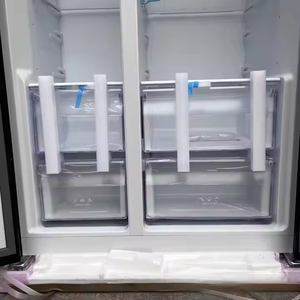 Réfrigérateur à double <span class=keywords><strong>porte</strong></span> de cuisine J 588L, refroidissement par air, sans givre, à fréquence variable, avec <span class=keywords><strong>distributeur</strong></span> <span class=keywords><strong>d</strong></span>'<span class=keywords><strong>eau</strong></span>, prix <span class=keywords><strong>d</strong></span>'usine OEM, réfrigérateur domestique - Product Image 6