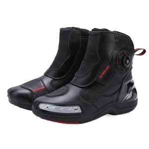 Bottes de <span class=keywords><strong>moto</strong></span> pour hommes Knight Racing, imperméables, lumineuses, à bout rond, toutes saisons, livraison directe transfrontalière - Product Image 5