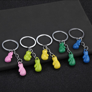 Hot Creative 3D Métal Lutte Gants Pendentif Porte-clés À La Mode Gants <span class=keywords><strong>De</strong></span> <span class=keywords><strong>Boxe</strong></span> Conception pour Clé UV/Offset Fitness Club Graduation - Product Image 3