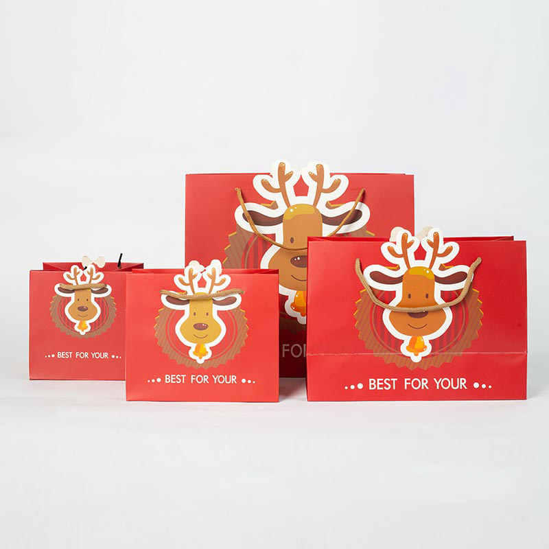Bolsa de regalo de papel de Navidad