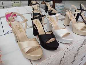 Sandalias de Tacón Alto para Mujer con y sin Piedras, Sandalias de Tacón de 8 CM, Tallas 36-40, Hechas en Turquía - Product Image 2