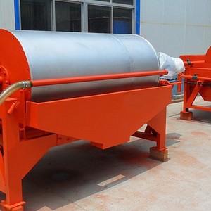 Nass-Trommel-Mineralabscheider Energiesparende Magnetische Separatorenanlage Recyclingmaschine zur Trennung von Eisenmetallen - Product Image 1