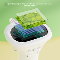 Microscope numérique portable pour enfants, exploration de la nature, grossissement haute définition 1000x, écran intégré, loupe portable