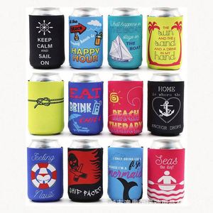 Customized Logo Bottle <b>Cooler</b> Sublimation Blank Neoprene Beer Sleeve <b>Cooler</b> Cover Slim Can Stubby Holder Stubbie - Product Image 1