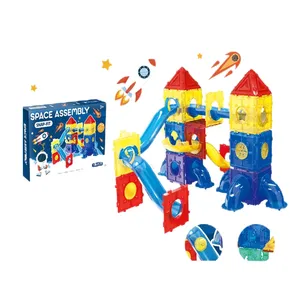 우주 놀이 공원 장난감, 빌딩 블록 타워 구성 요소, 퍼즐 장난감