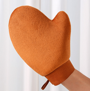 Aplicador de bronceado falso de doble cara, guante de bronceado impermeable lavable para autobronceado - Product Image 2